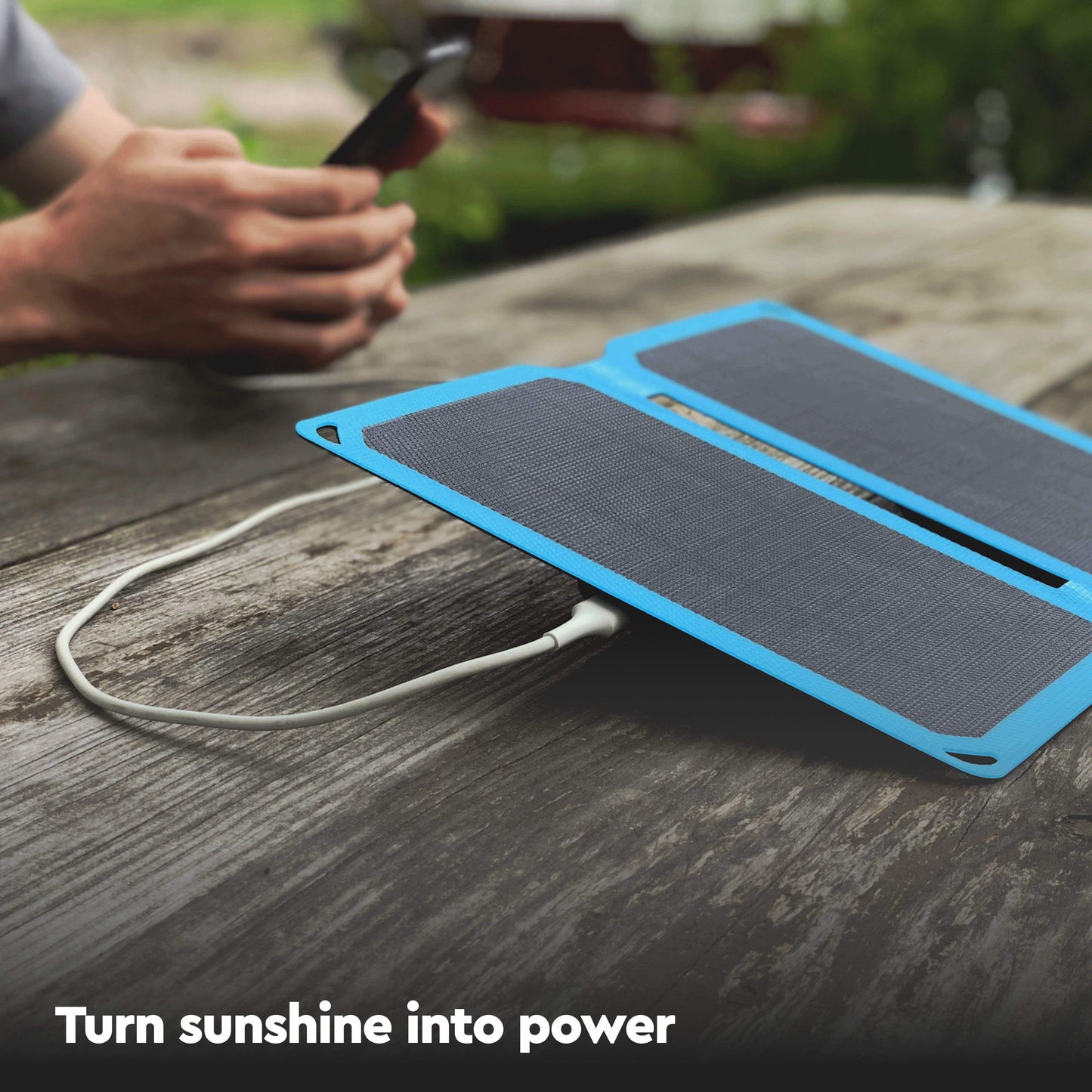 solar power to charge phone