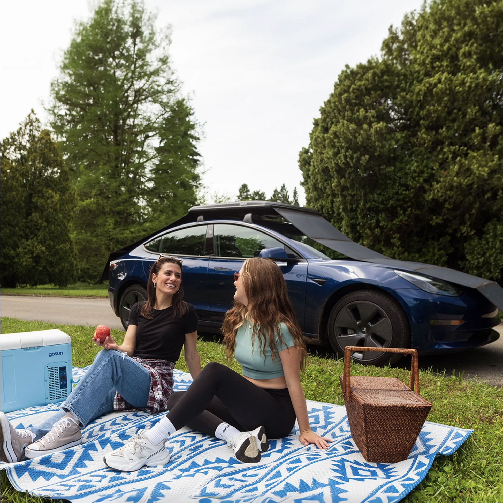 solar powered electric car charger