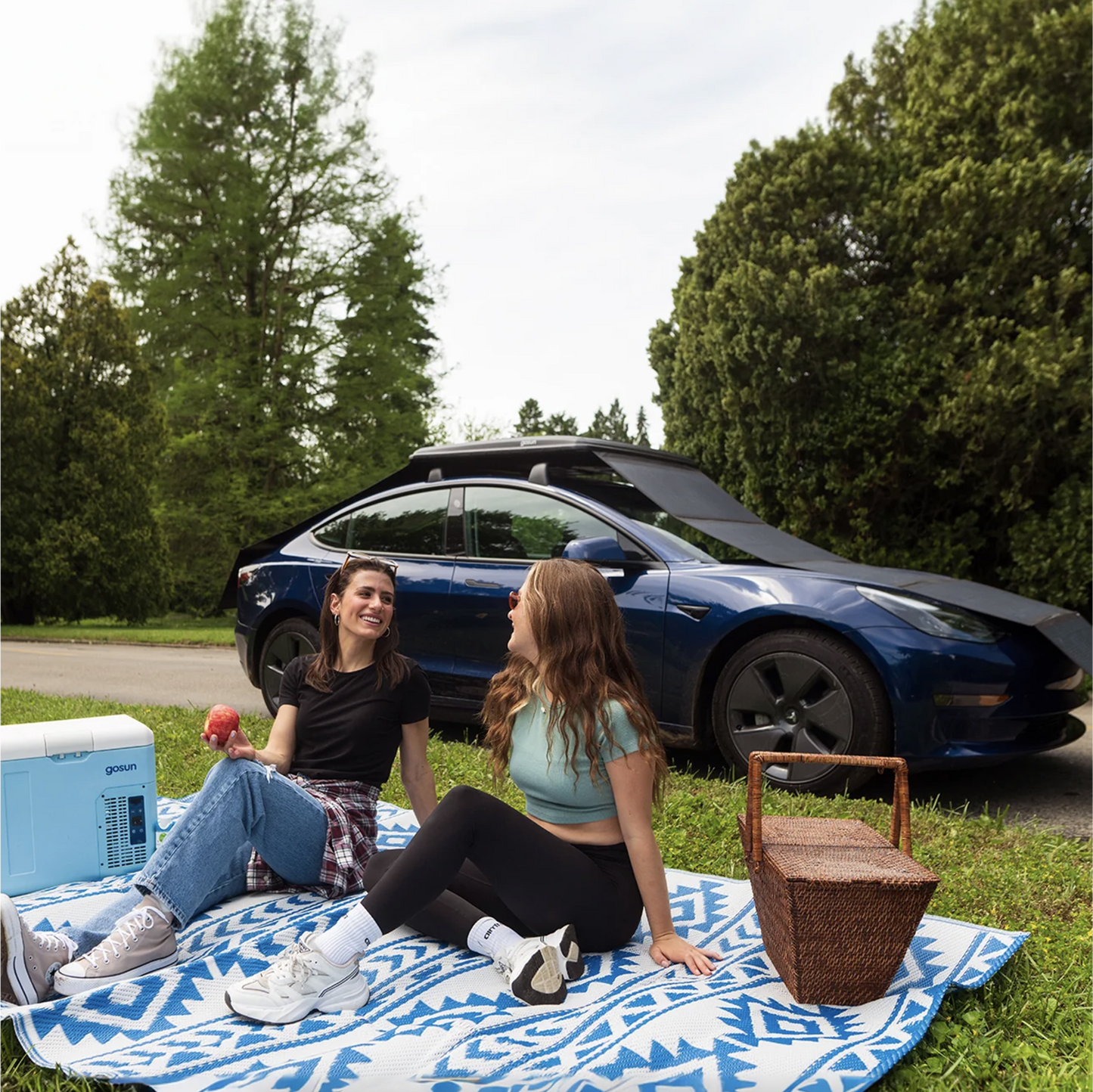 solar powered electric car charger